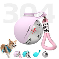 Portable Dog Water Bottle with Stainless Steel Bowl