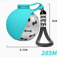 Portable Dog Water Bottle with Stainless Steel Bowl